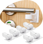 HomeBrella 6-Pack Door Lever Lock front view for baby proofing