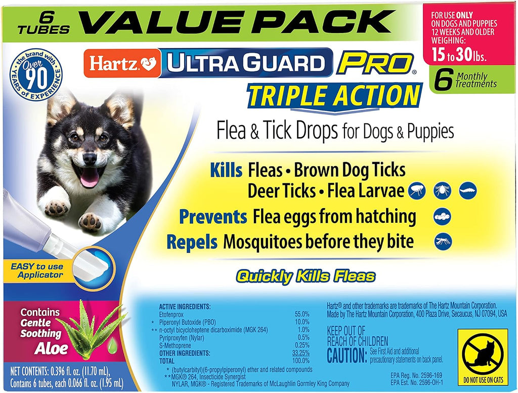 Hartz UltraGuard Pro Flea & Tick Topical Dogs & Puppies Treatment & Prevention, 6 Months, 61-150 lbs - Image 9