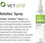 VetOne KetoHex 8 ounce bottle displayed with product information