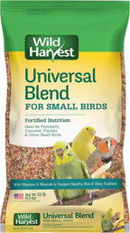 Wild Harvest 3 pound bag with feeding instructions visible