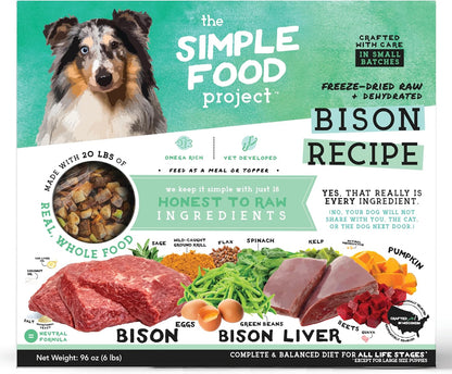 Simple Food Project - Beef & Salmon Recipe - Freeze Dried Raw Food for Dogs - 48oz - Image 13