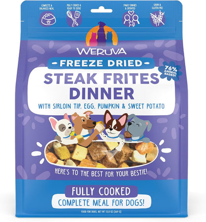 Weruva Dog Freeze Dried, Feeling Farmy with Chicken Breast, Egg & Pumpkin, 5.5oz Bag - Image 12
