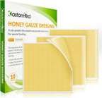 Kastormed Manuka Honey Gauze Dressing outer packaging front view showing product specifications.