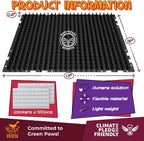 Ohlela pet deterrent mat placed on garden soil for anti-digging