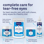 Petpost Tear Stain Remover Wipes for Dogs | 100 Count Gentle Eye Wipes with Juniper Berry & Coconut | Dog Face Wipes for Tear Stains & Eye Discharge | Soft Cotton Pads, Bleach Free - Image 10
