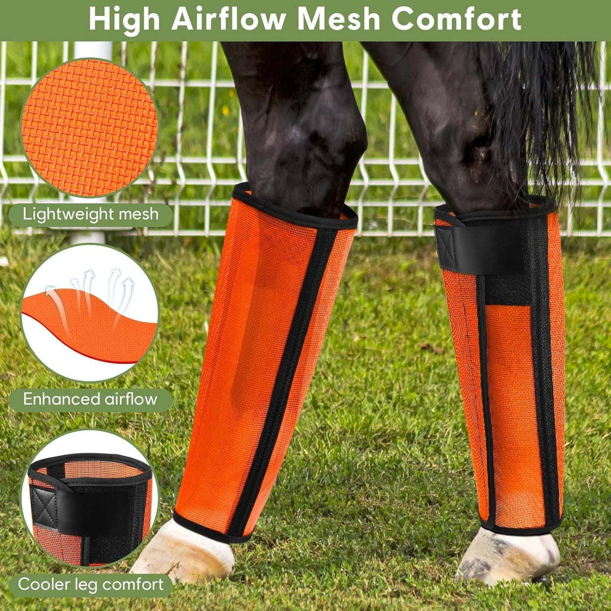 Internal support stays view of gripooaven mesh horse leggings