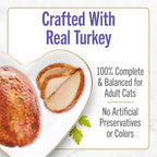 Snap-apart twin tubs of Purina Fancy Feast Petites turkey recipe