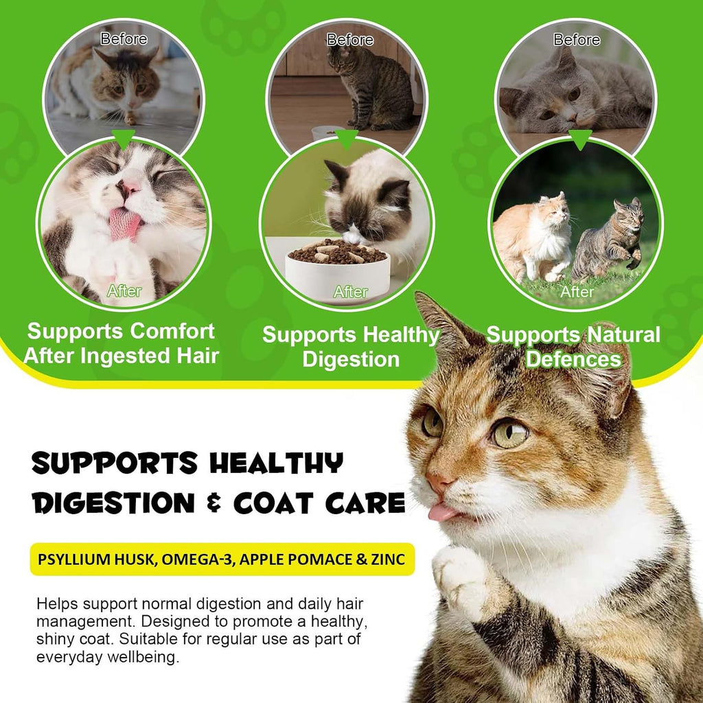 Close up view of tasty chicken flavored soft bites for cat immune system support.