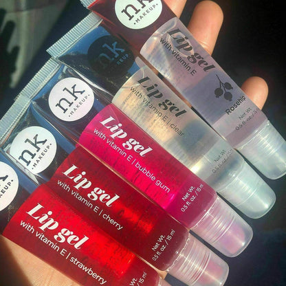 Nicka K New York lip gloss set with five scented hydrating gel tubes