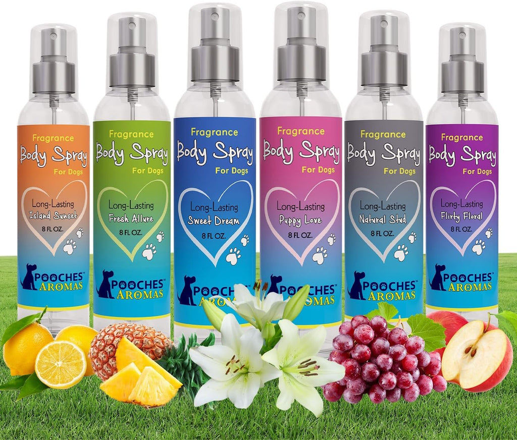 Natural Dog Cologne - Premium Grooming Spray - Long Lasting Spray - Deodorizing & Refreshing For Dogs, Adult Canines and Puppies - Aromas Scent to Refresh the Skin (Pack of 6) - Image 9