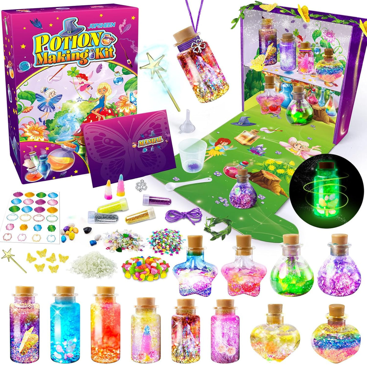 Jopsheen Potion Making Kit for kids front of product box