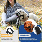 Anti pulling pet face harness with quick release buckle