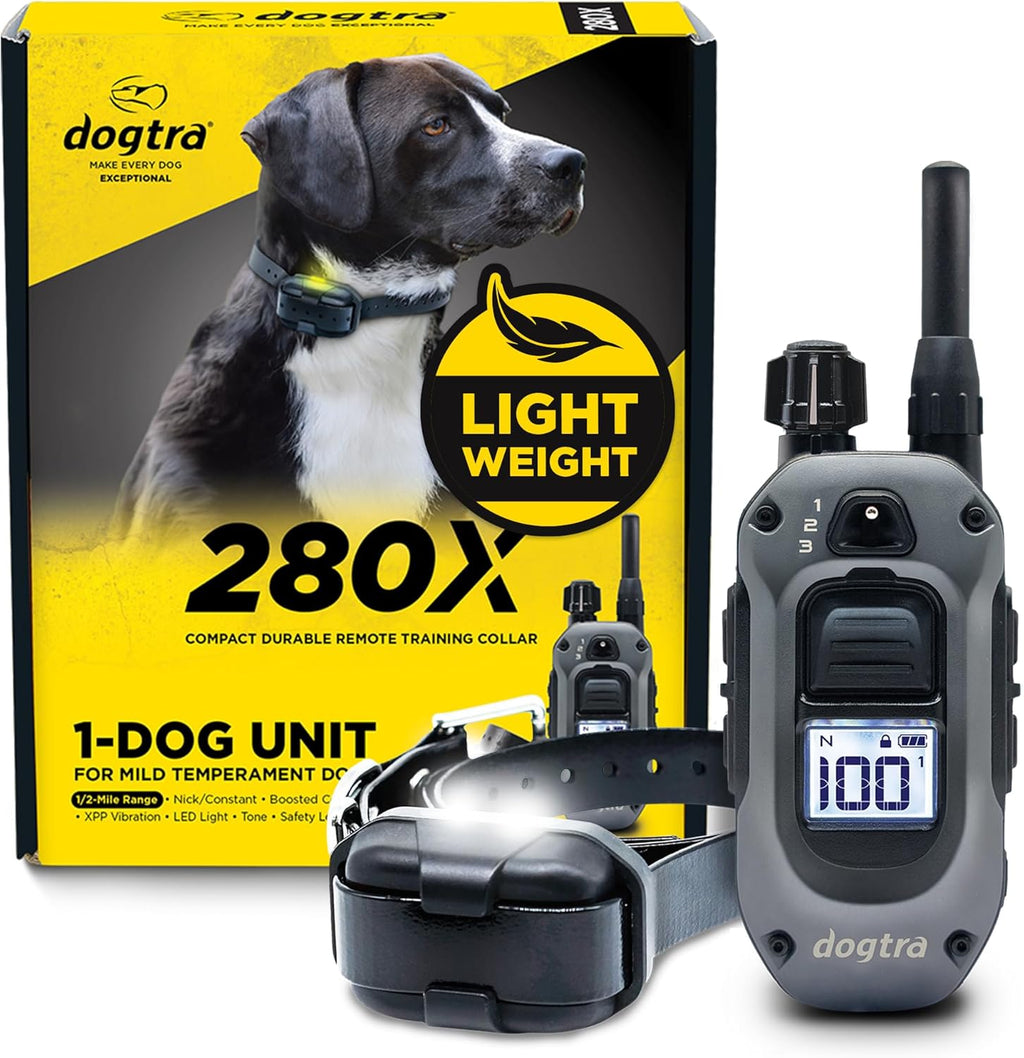 Dogtra 280X remote training e collar front view package
