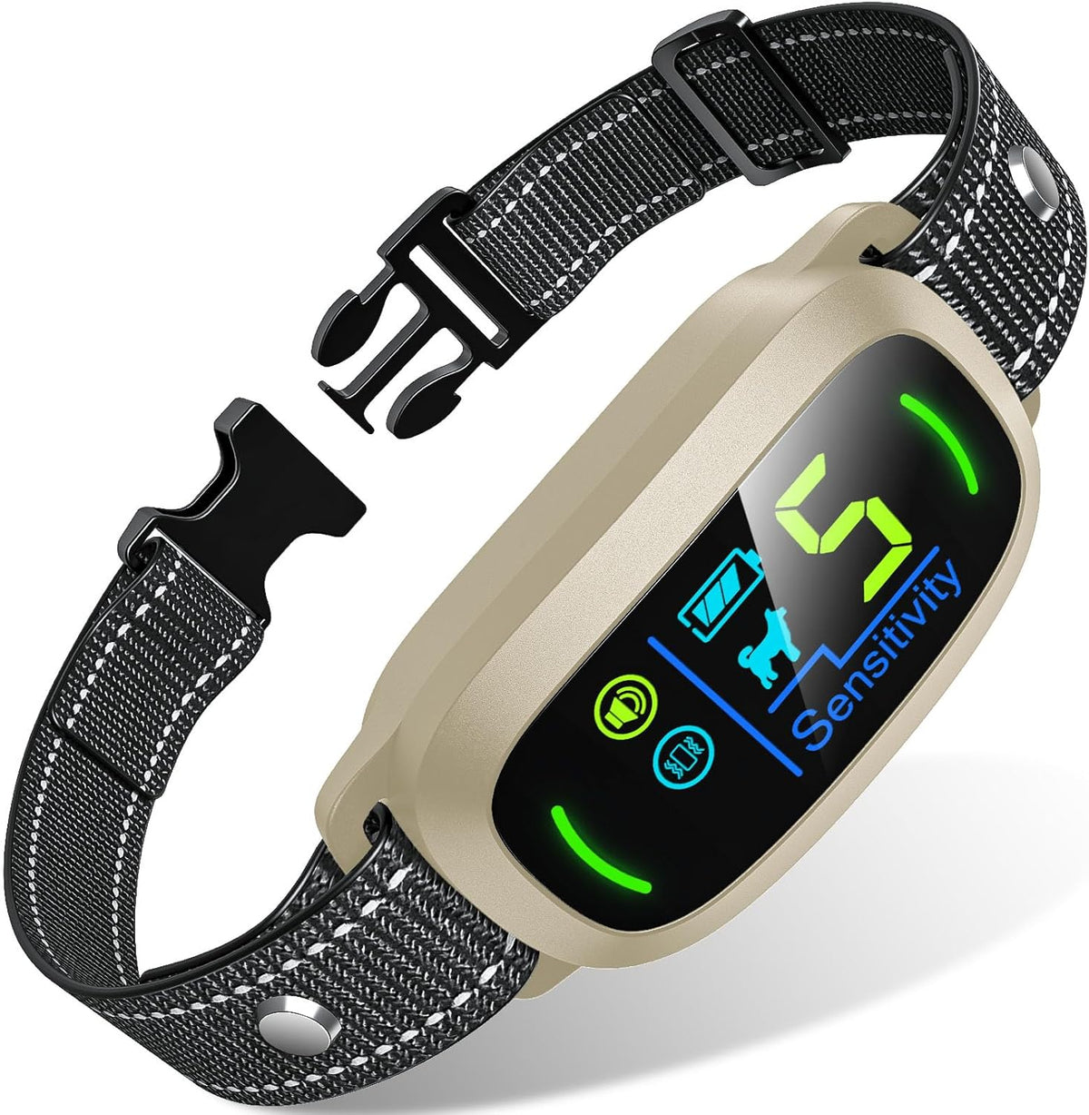 FAFAFROG Dog Bark Collar, Rechargeable Smart Collar, Anti Barking Training Collar with 5 Adjustable Sensitivity Beep Vibration, Bark Collar for Large Medium Small Dogs (Black) - Image 11