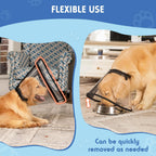 Didopet post surgery dog cone hook and loop adjustable strap closure
