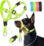 Weesiber Soft Dog Head Collar - Adjustable Dog Head Harness, Padded No Pull Head Halter Collar with Reflective Safety Strip for Training and Walking(Green,M) - Image 12