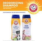 Arm and Hammer Kiwi Blossom dog shampoo label