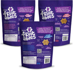 Chicken and blueberry flavor low calorie cat treats packaging close up.