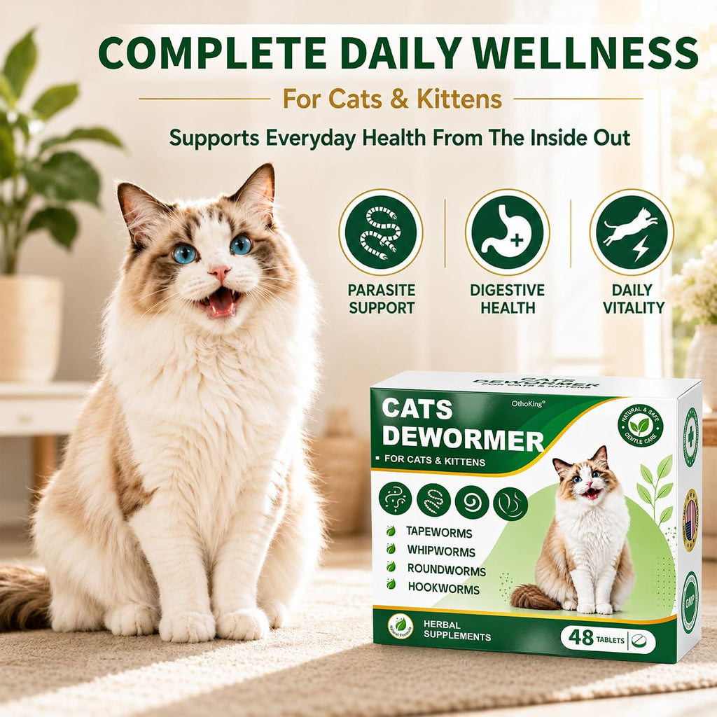 OthoKing digestive tract wellness and gut health support supplement for felines.