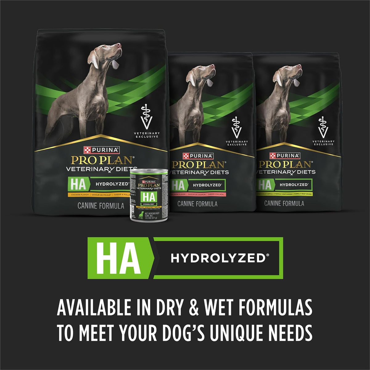 Professional grade veterinary diet dog food for allergies