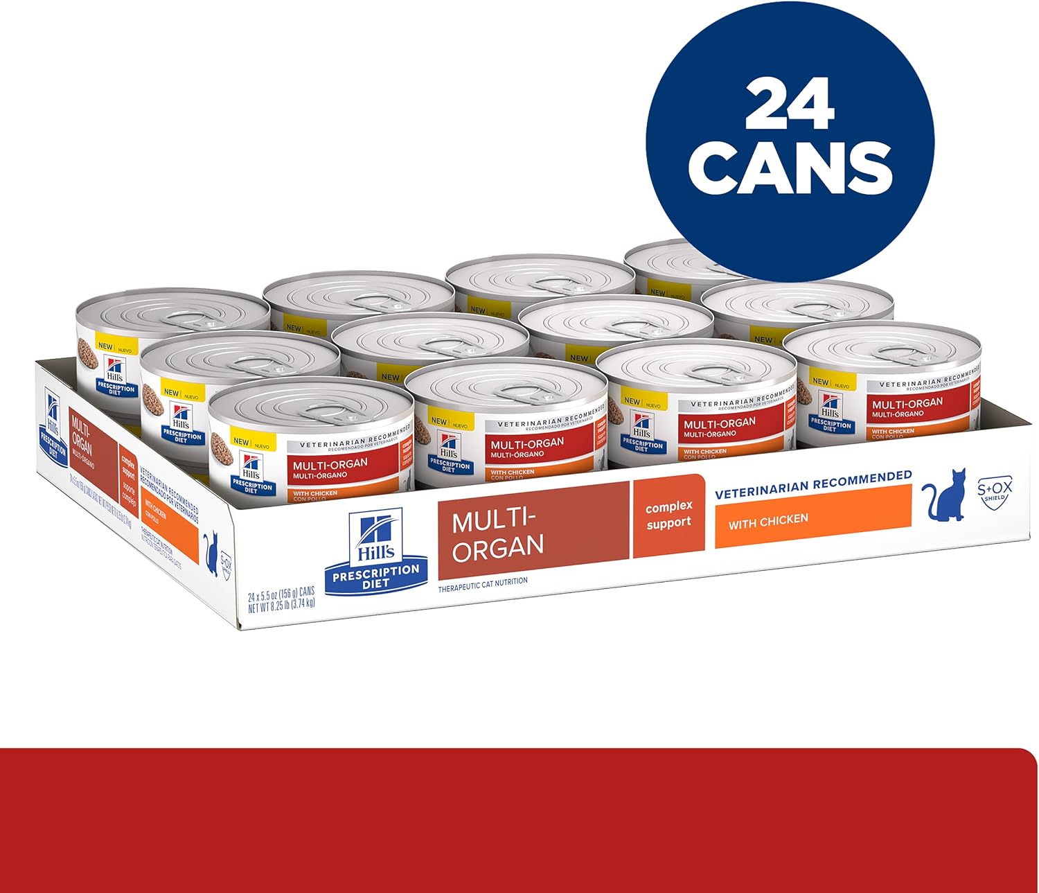 Premium clinical nutrition canned wet food for adult cats with kidney issues.