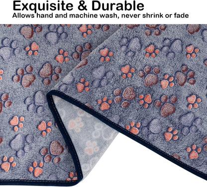 Lightweight Dono pet travel blankets folded neatly for outdoor camping.