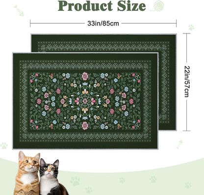 Bienbee machine washable cat litter box mat being cleaned