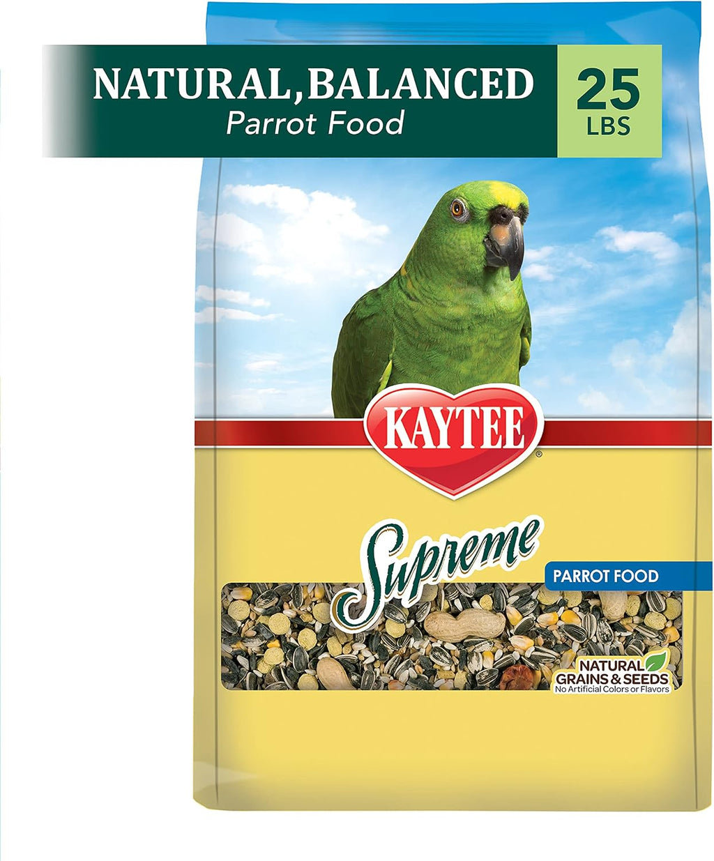 Kaytee Supreme Pet Parrot Food, Natural Seed & Grain Blend, 5 Pounds - Image 6