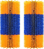 Livestock Scratch Brush Kit, Horse Massager for Relieving Itching, Suitable for Horse, Cattle, Sheep, Pig, Yellow - Image 12