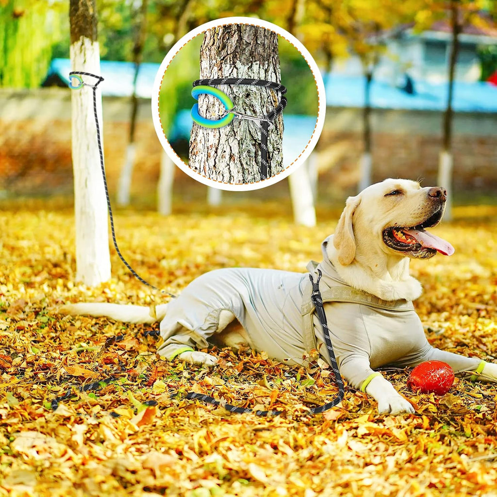NTR outdoor camping and hunting dog lead durable polyester material