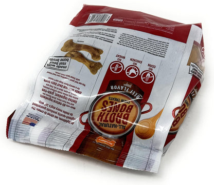 Nylabone beef broth bones back of packaging details