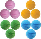 GINFH noise-free cat soccer balls scattered on the floor for interactive pet exercise.