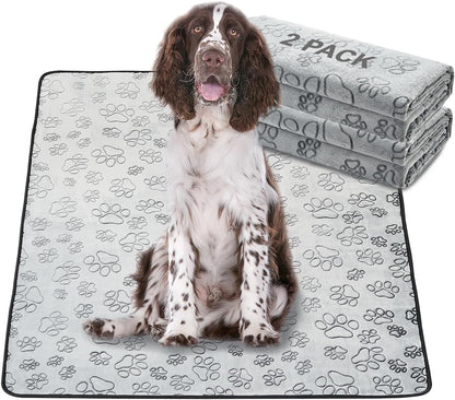 Qeils Reusable Puppy Pads, 2 Pack Washable Pee Pads for Dogs, Waterproof Non Slip Wee Wee pad, Absorbent and Leakproof Training Mats for Potty, Crate, Playpen, Bed, Sofa, 18"x 24" - Image 12