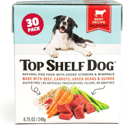 Fresh Dog Food, All Natural Complete Meal or Kibble Topper, Shelf Stable Premade Wet Recipe with Added Vitamins & Minerals for Picky Eaters Puppies Seniors (Chicken 6 x 8.75oz Cartons) - Image 11