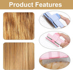 YBEATY pet hair removal tool demonstrating non slip ergonomic handle grip