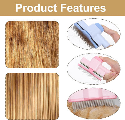 YBEATY pet hair removal tool demonstrating non slip ergonomic handle grip