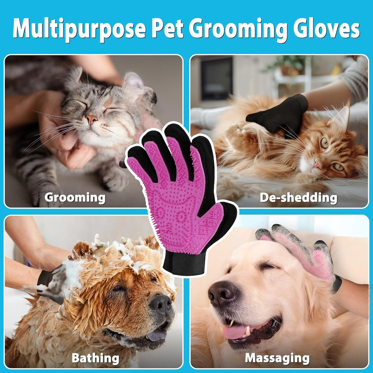 Ergonomic handle design of Eaersan pet hair tool