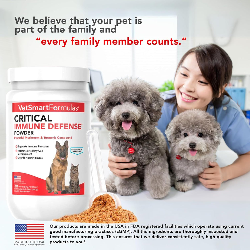 Veterinarian developed critical immune defense formula for canine and feline cellular health