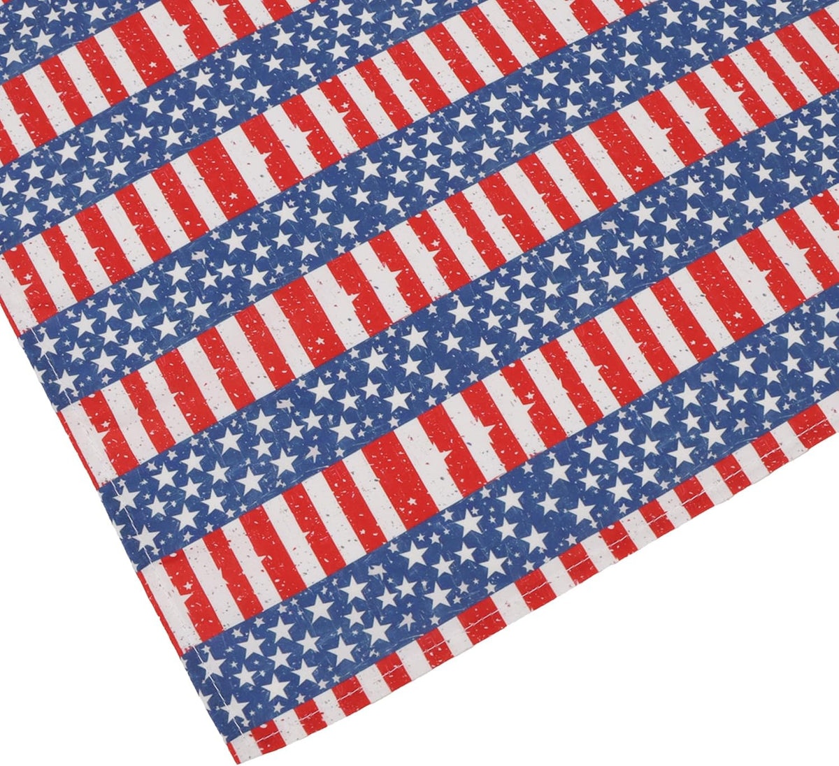 Four piece set of patriotic dog bibs for medium dogs