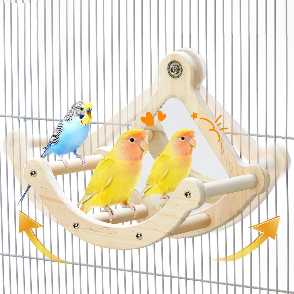 Side profile of Jevnd intelligence puzzle bird perch