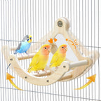 Side profile of Jevnd intelligence puzzle bird perch
