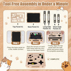 Authentic USA imported MB MBEAU cat nail file toy without noisy bell ball.