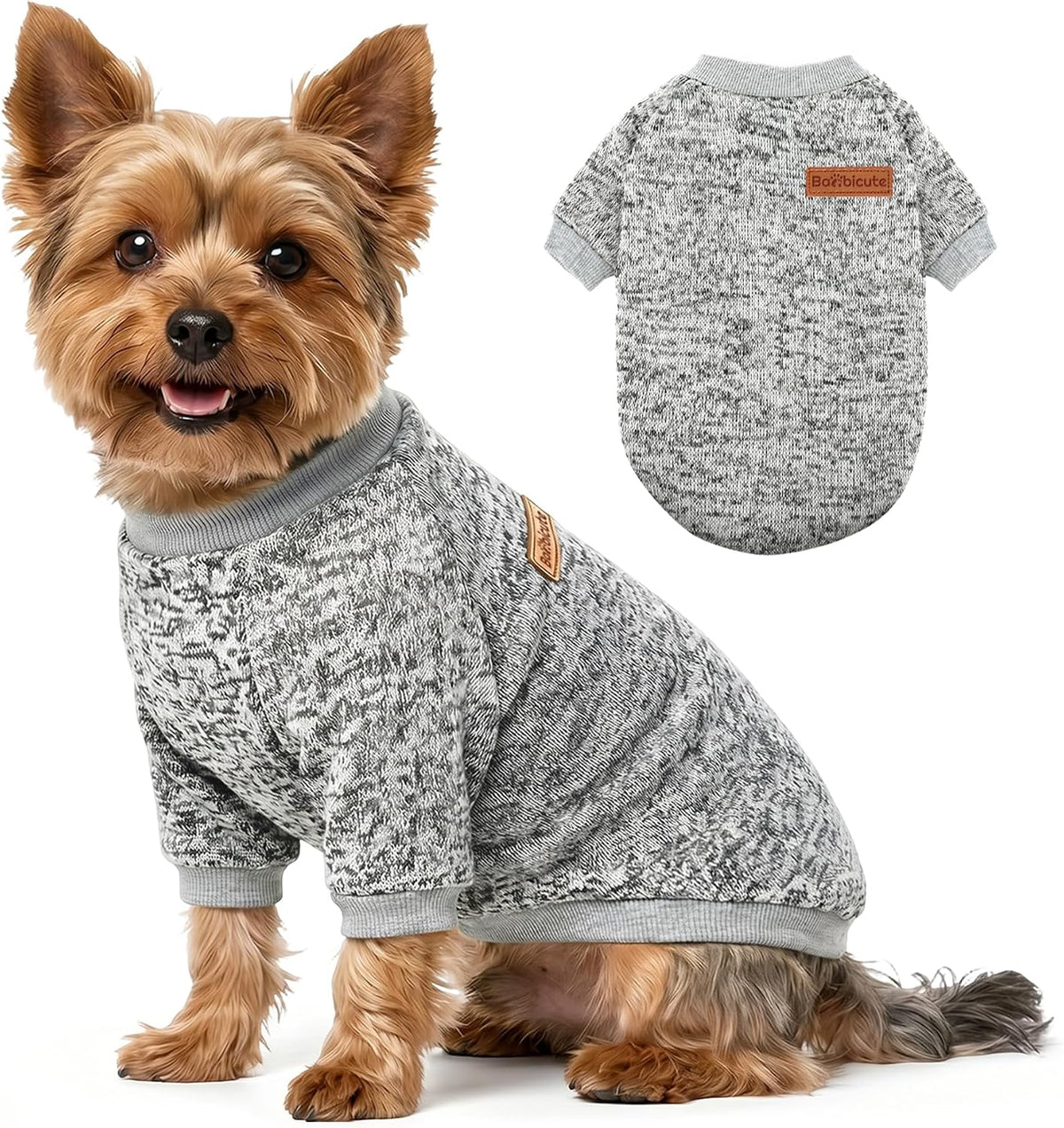 3 Pack Dog Sweaters for Small Dogs Girl Boy Winter Fleece Clothes Warm Soft Dog Sweatshirt Outfit for Dogs Cats Pet Apparel - Image 12