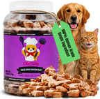 Chef Kitty Freeze Dried Chicken Hearts pet treats front packaging view