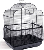 Hakeeta Bird Cage Skirt, Mesh Bird Seed Catcher, Birds Cage Airy Net Cover, Soft Nylon Ventilated Skirt Traps Cage Basket Seed Guard Parrot with Adjustable Drawstring.(Large Size-XL(White) - Image 11