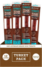 etta says! Yumm Sticks - Real Meat Jerky Dog Jerky Treats - Beef, Chicken, Pork, and Turkey Variety Pack - Human Grade - Made in The USA (12 Count Pack of 1) - Image 11