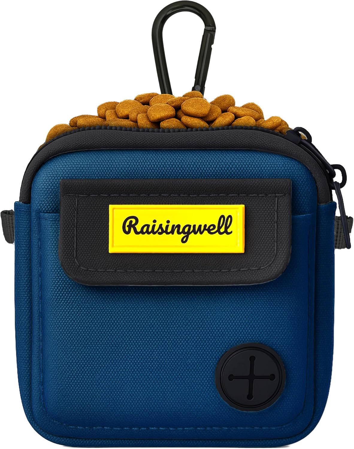 Raisingwell Dog Treat Pouch for Pet Walking and Training with Clicker Poop Bags Small Fanny Zipper Pack Holder for Puppy Snack Dispenser Kit for Leash and Outdoor Use (Black) - Image 10