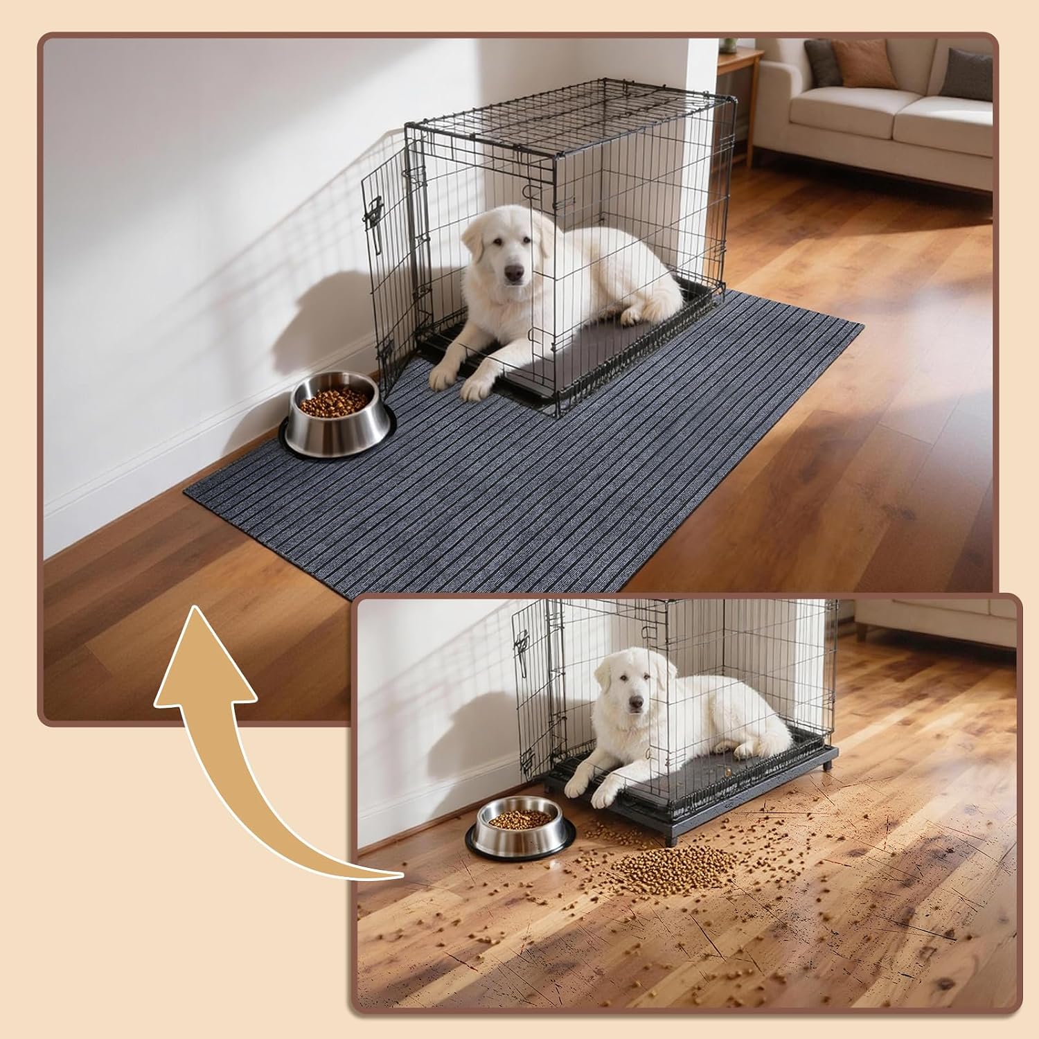 Waterproof testing of Bhyhok dog playpen mat