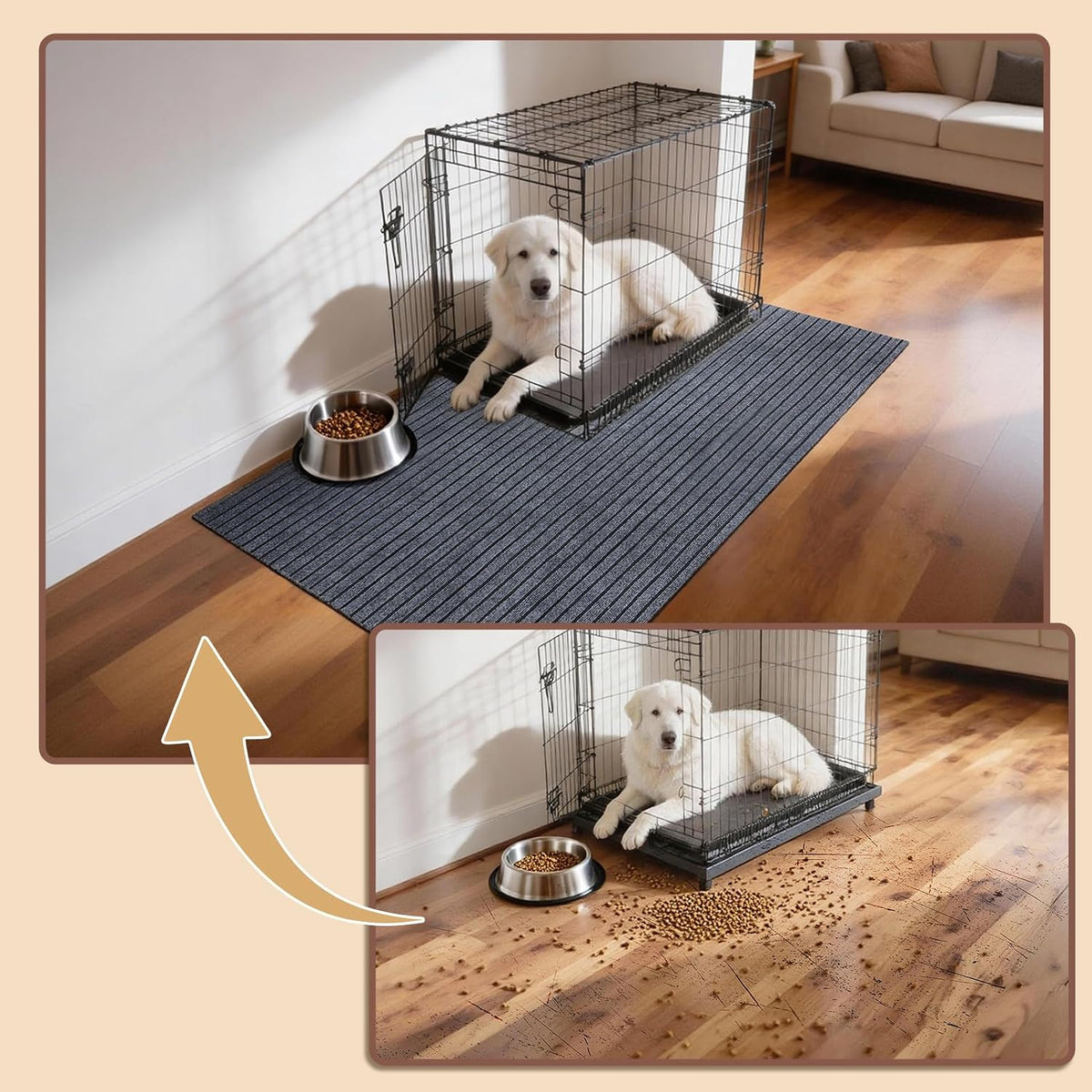 Waterproof testing of Bhyhok dog playpen mat
