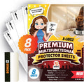 Shiny Hero 8-pack clear wall and door protector package